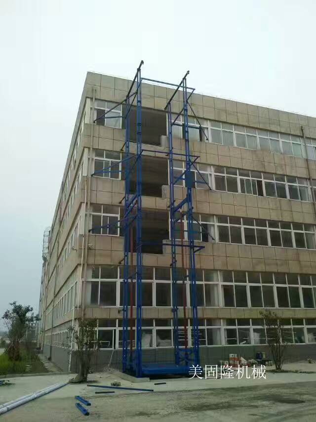 乐东室外双臂导轨式升降机厂家